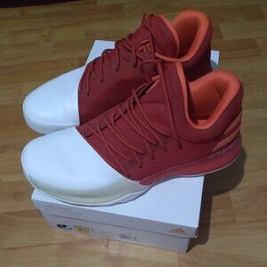 Adidas Harden Vol. 1 Home - White Red Boost - Size 8.5 (US)